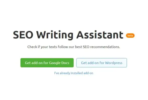 SEMRush SEO Writing Assistant