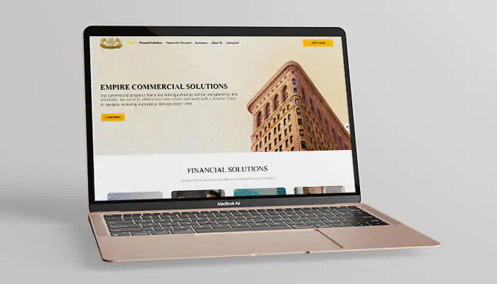 طراحی سایت Empire Commercial Solutions